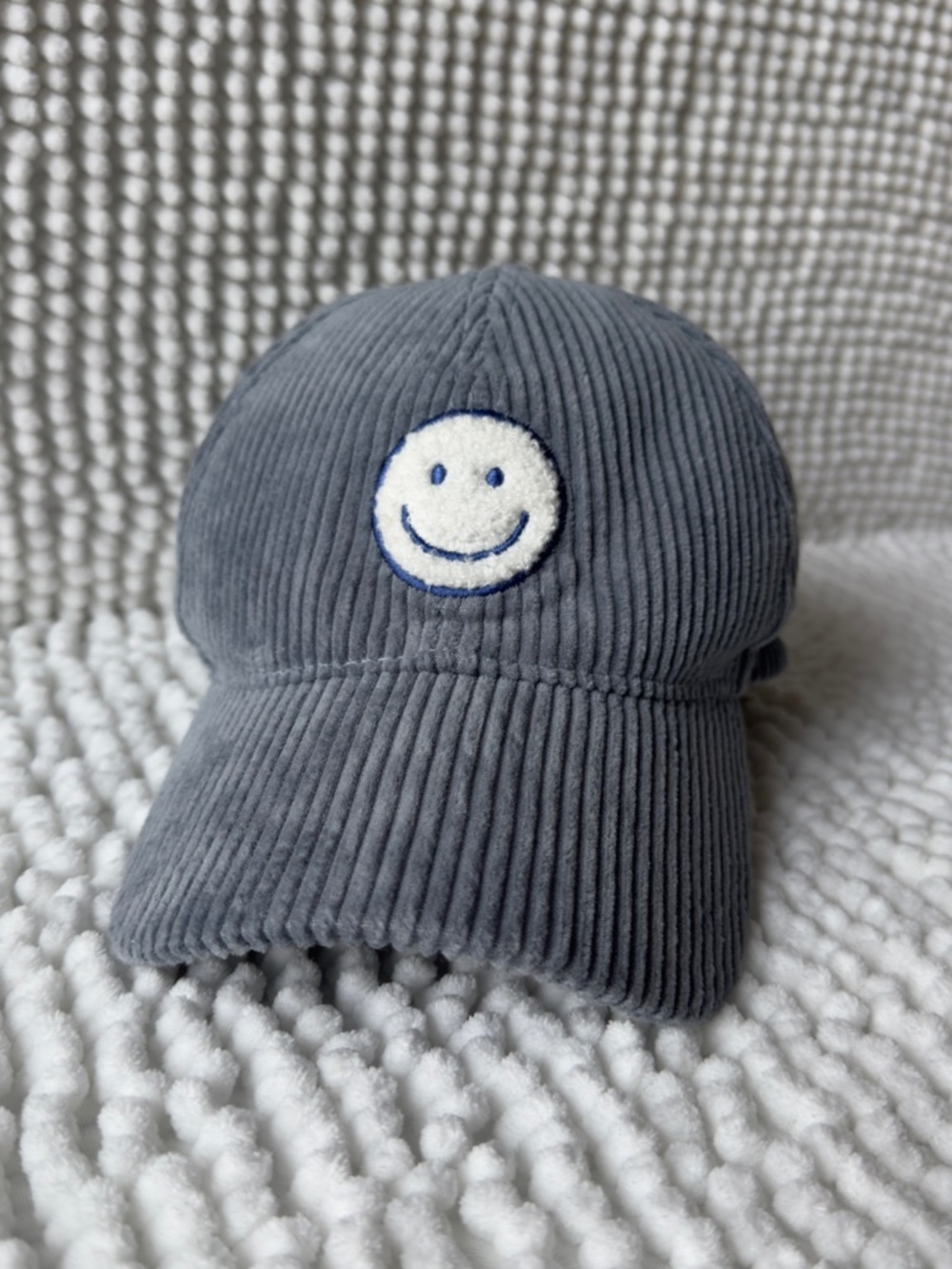 David and Young Corduroy Smile Patch Kids Hat